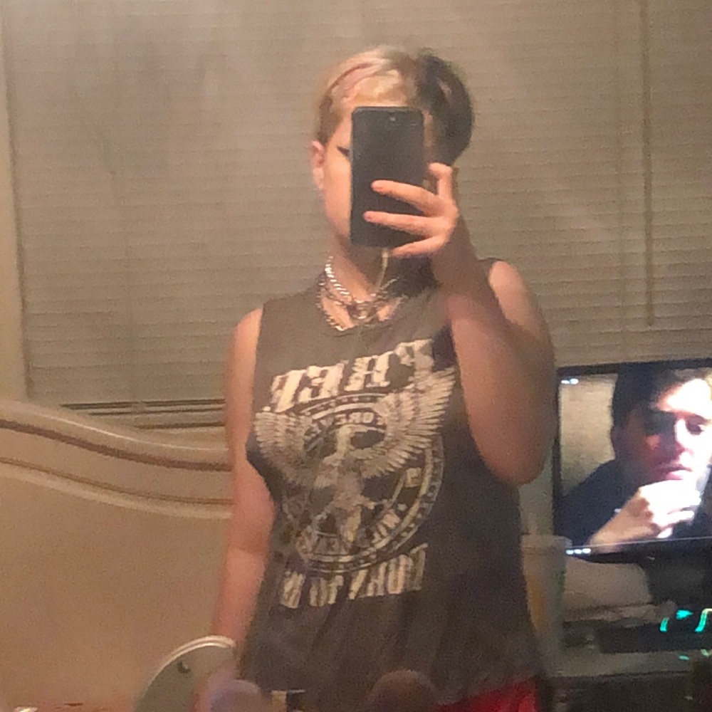 tank top, “FREE FOREVER, BORN TO DIE” - Picture 3 of 3